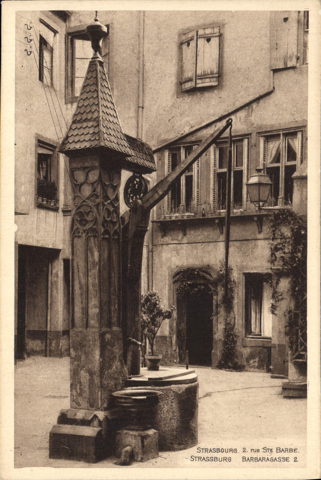 CPA Strasbourg Rue Ste Barbe