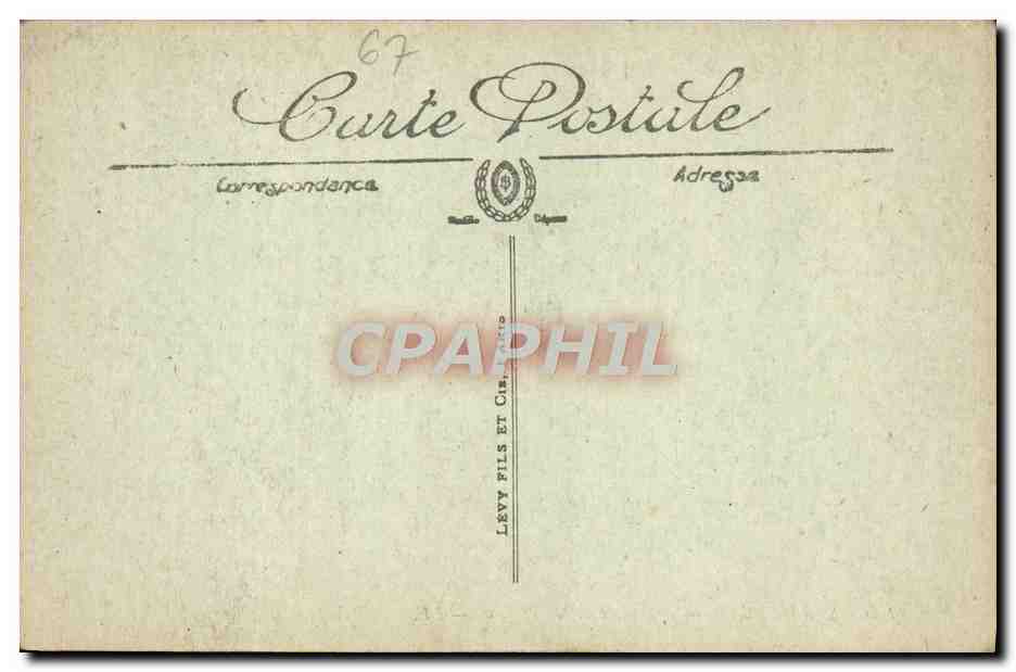 CPA Strasbourg Avenue de la Marseillaise — Rückseite