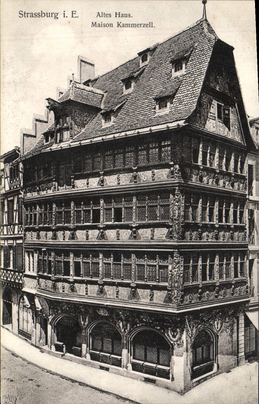 CPA Strasbourg Altes Haus Maison Kammerzell