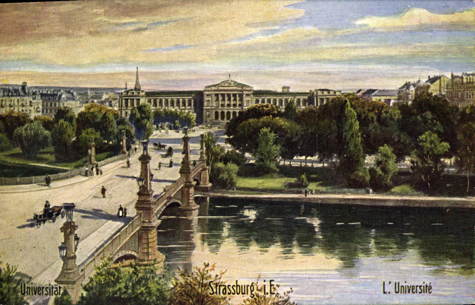 CPA Strassburg L'universite