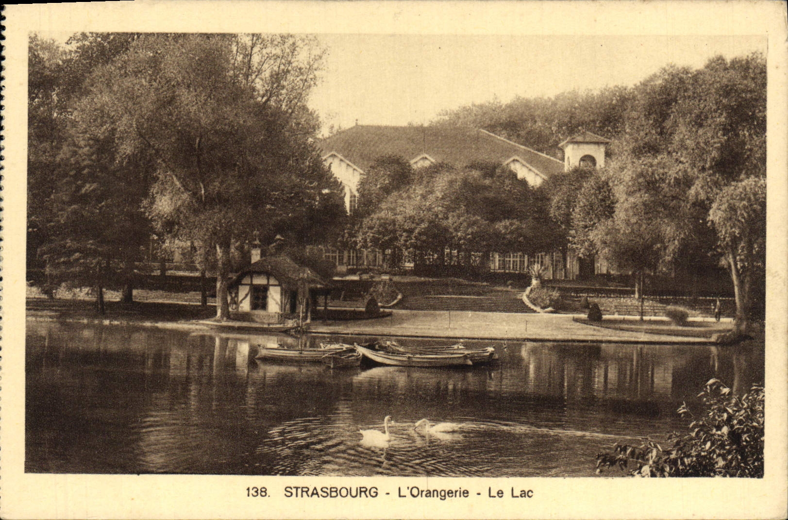 CPA Strasbourg L'Orangerie Le Lac