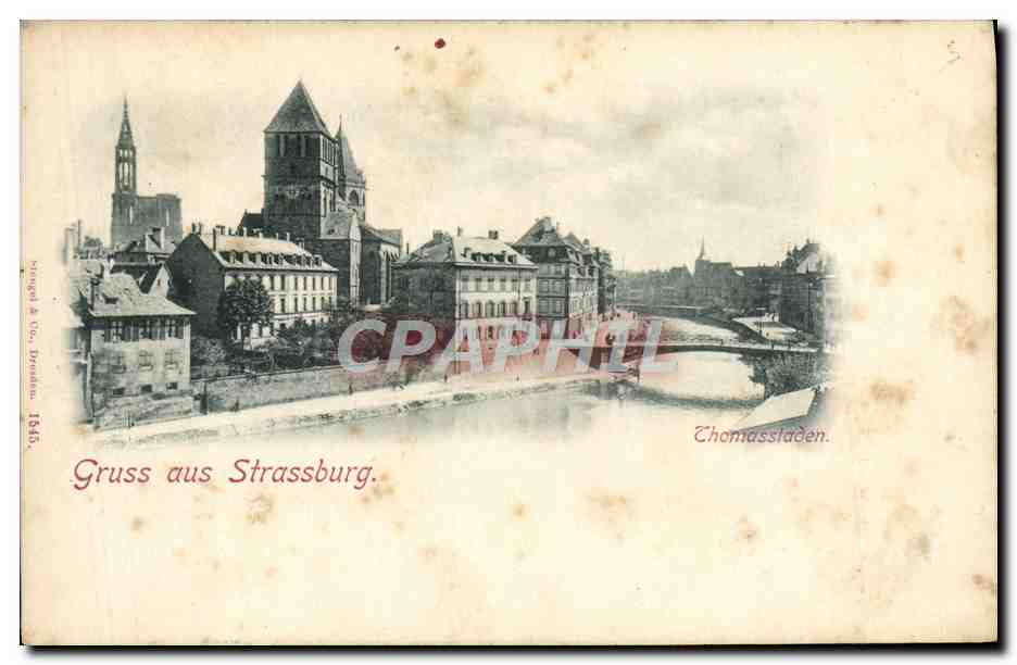 CPA Strasbourg Gruss aus 