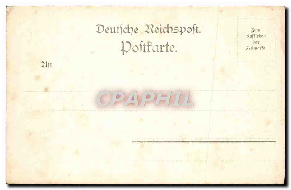 CPA Strasbourg Gruss aus  — Verso