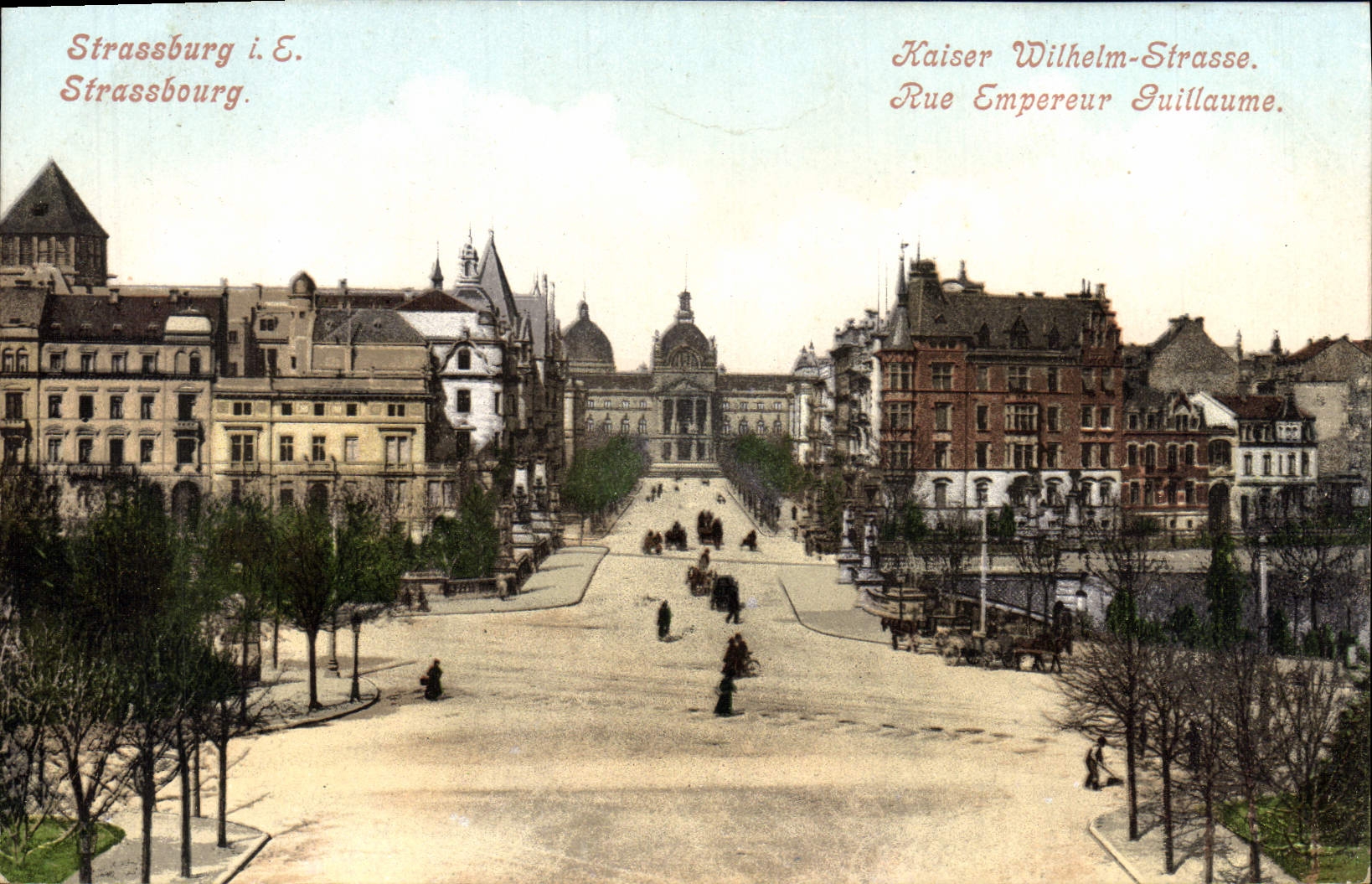 CPA Strasbourg Kaiser Withelm Strasse