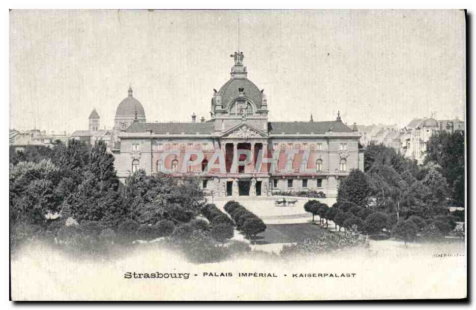 CPA Strasbourg Palais Imperial