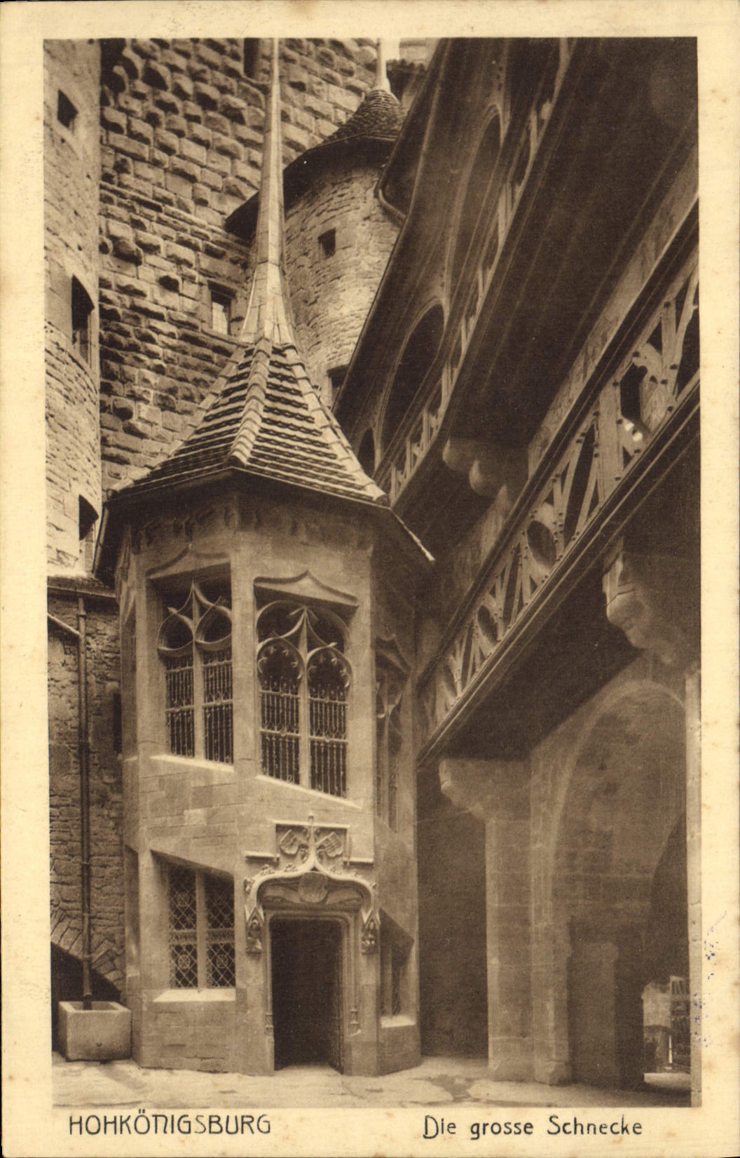 Hohkönigssburg — La grande escargot — Georg Hofmann, Straßburg i. Eis, 1909