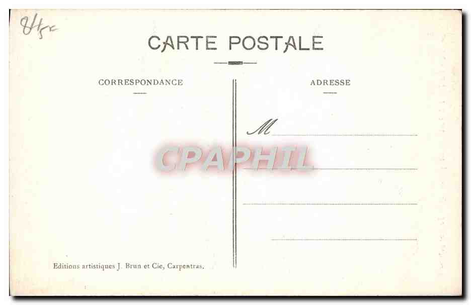 CPA Fontaine De Vaucluse Le lac — Rückseite