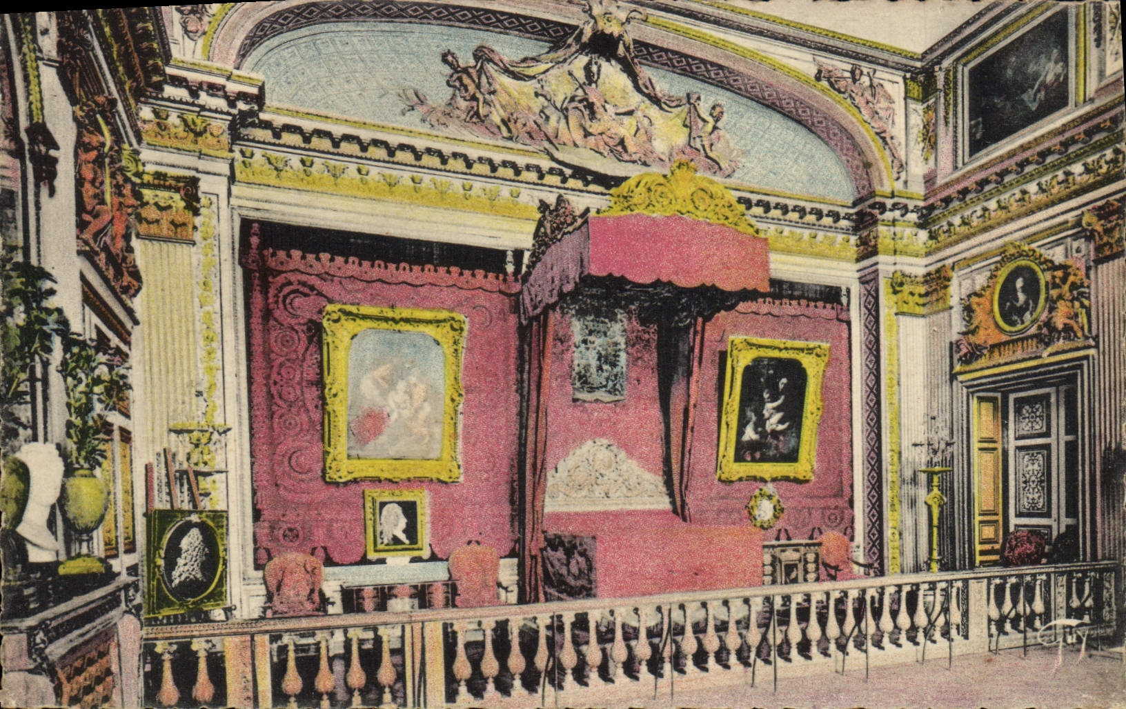 CPA Versailles Le Chambre a Coucher de Louis XIV