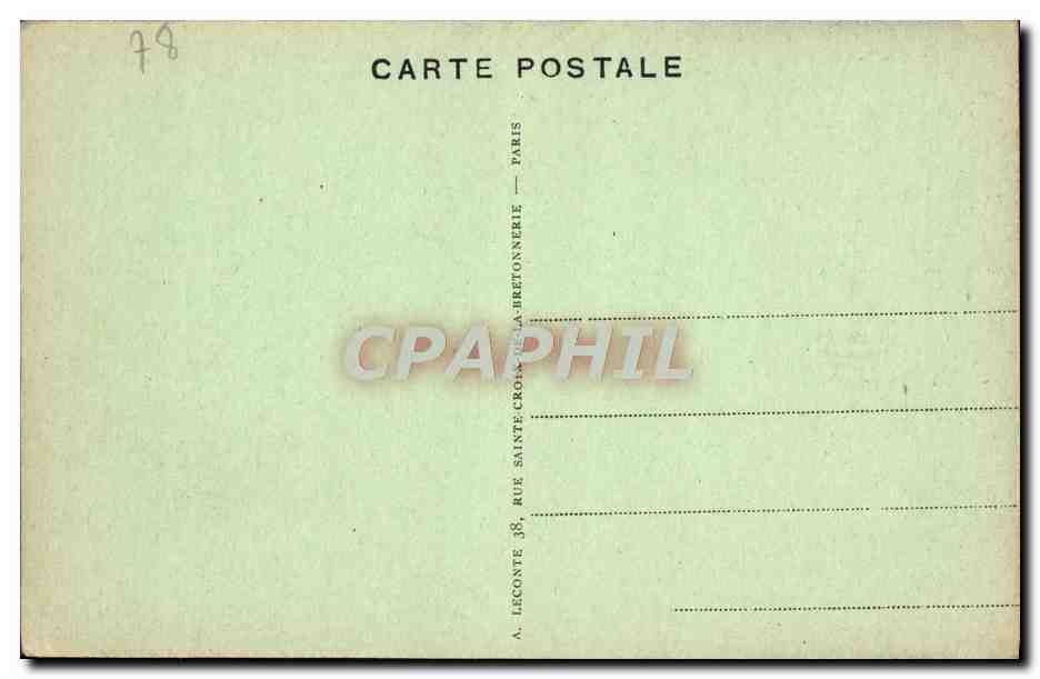 CPA Versailles L'Hopital Militaire Militaria — Rückseite