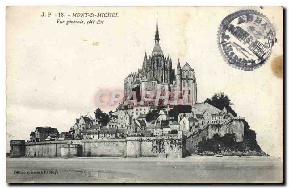 CPA Mont Saint Michel vue Generale