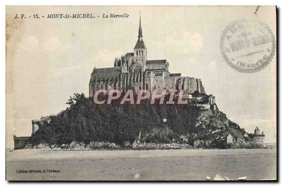 CPA Mont Saint Michel La Merveille