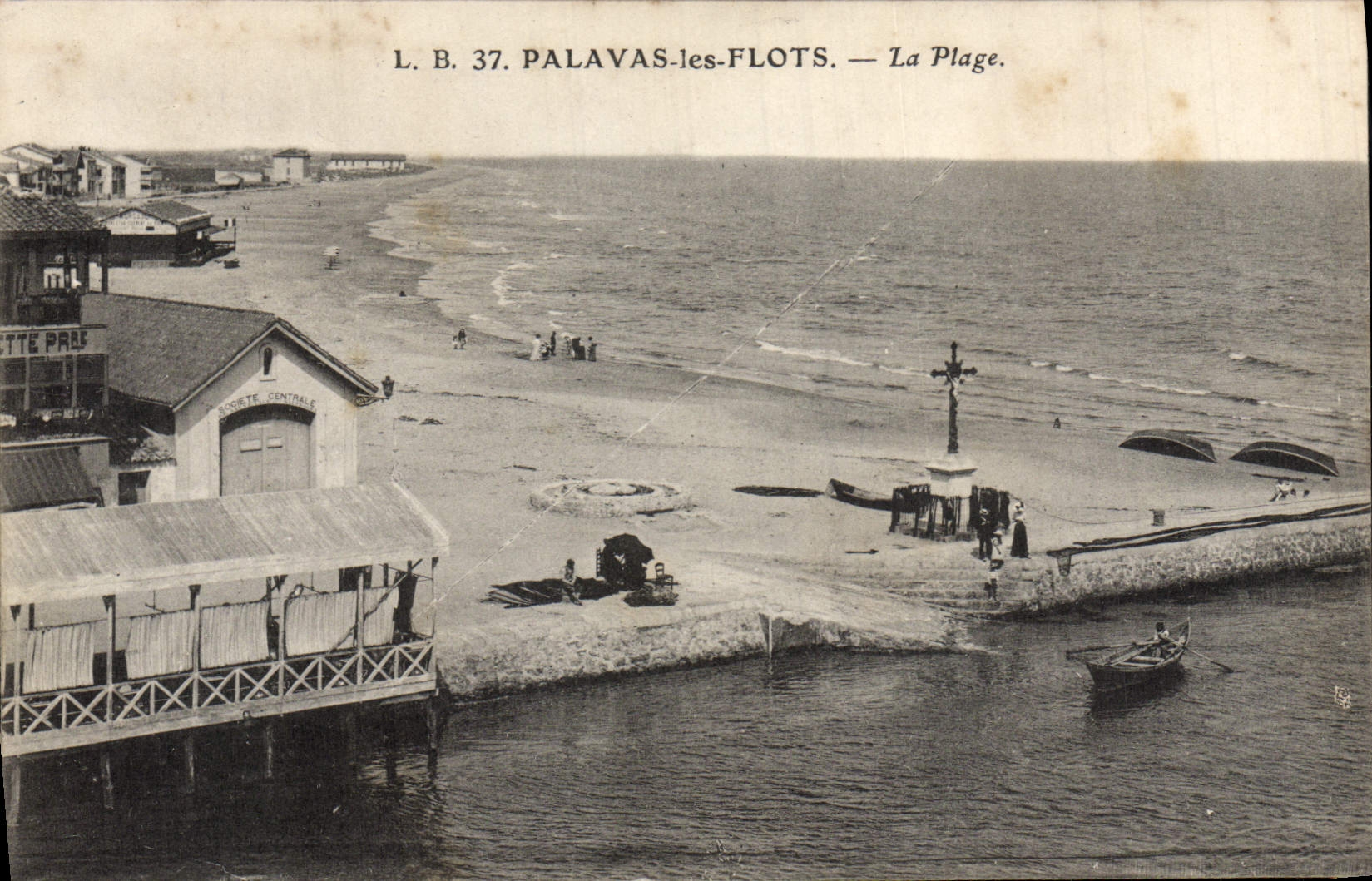 CPA Palavas Les Flots La plage 