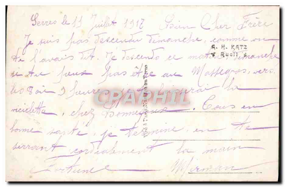 Soldat und junge Frau — Zärtliches Andenken — J.K. n° 9579/4 — Rückseite