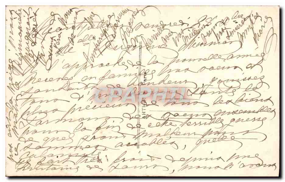 CPA Fantaisie Homme Soldat Militaria — Rückseite
