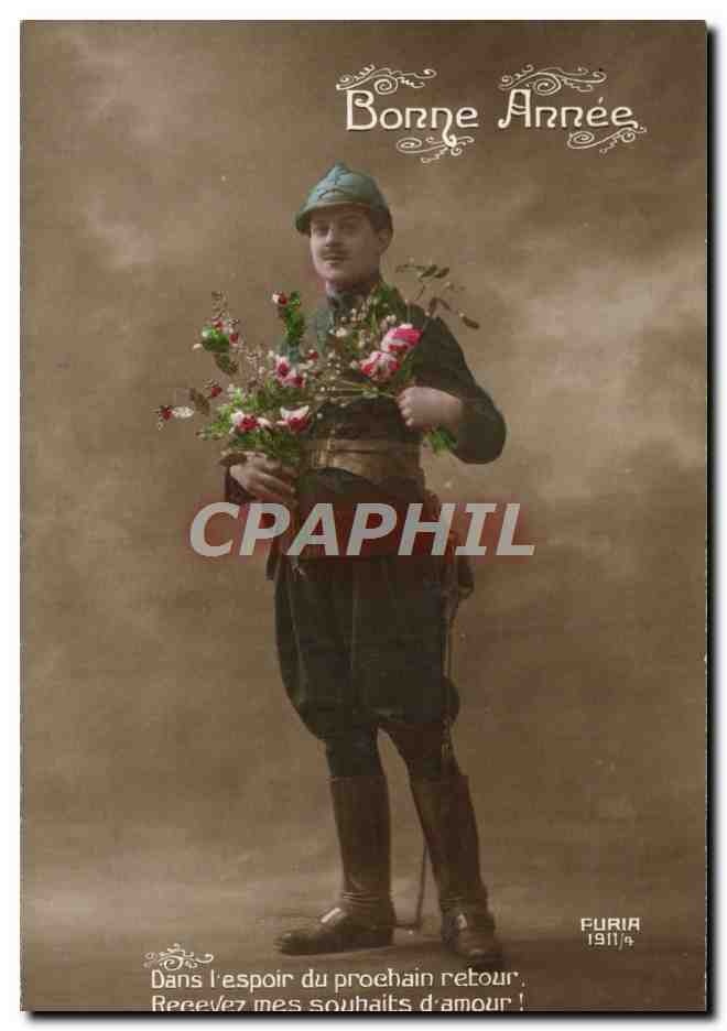 CPA Fantaisie Homme Soldat Militaria