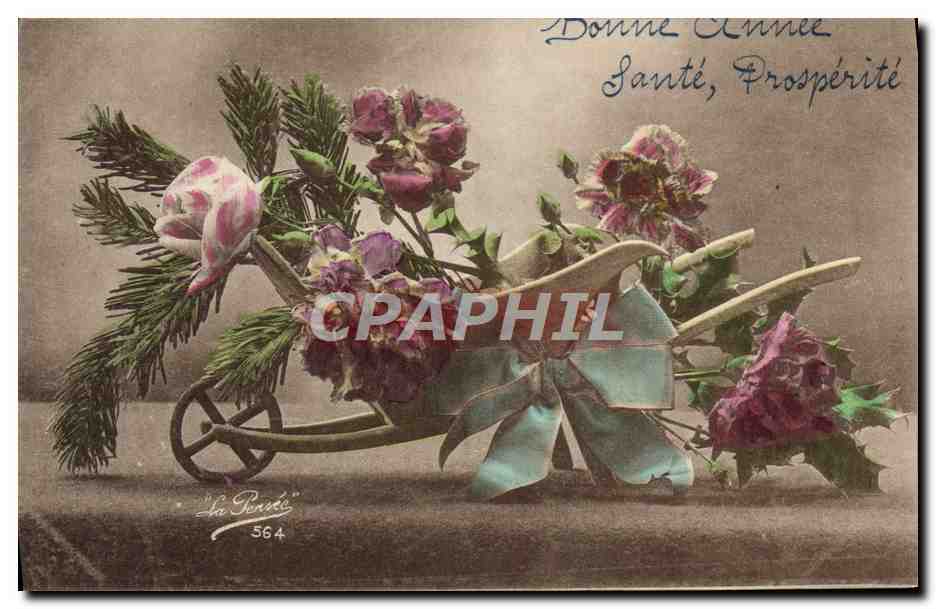 CPA Fantaisie Fleurs