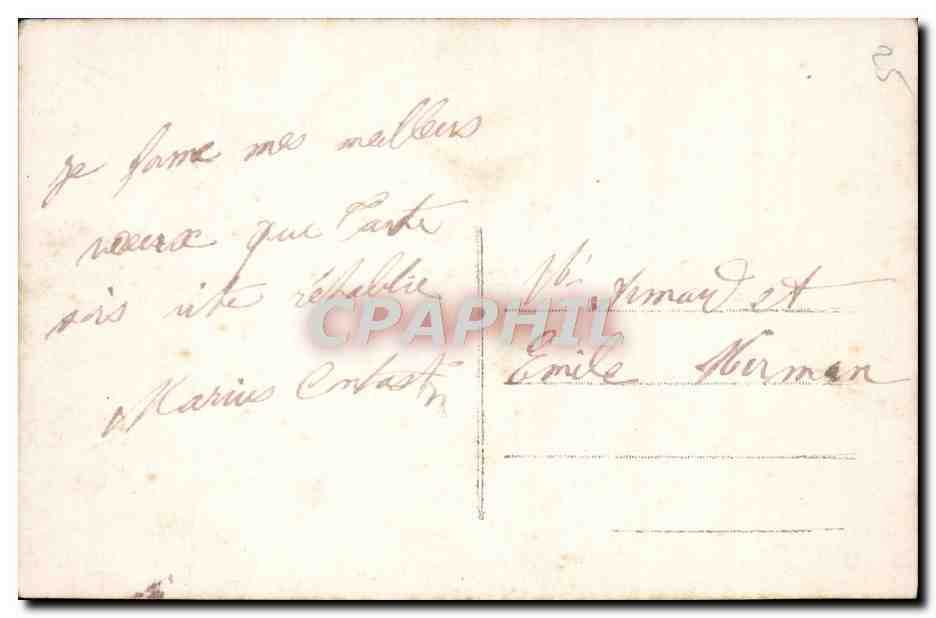CPA Fantaisie Homme Bonne Annee — Rückseite