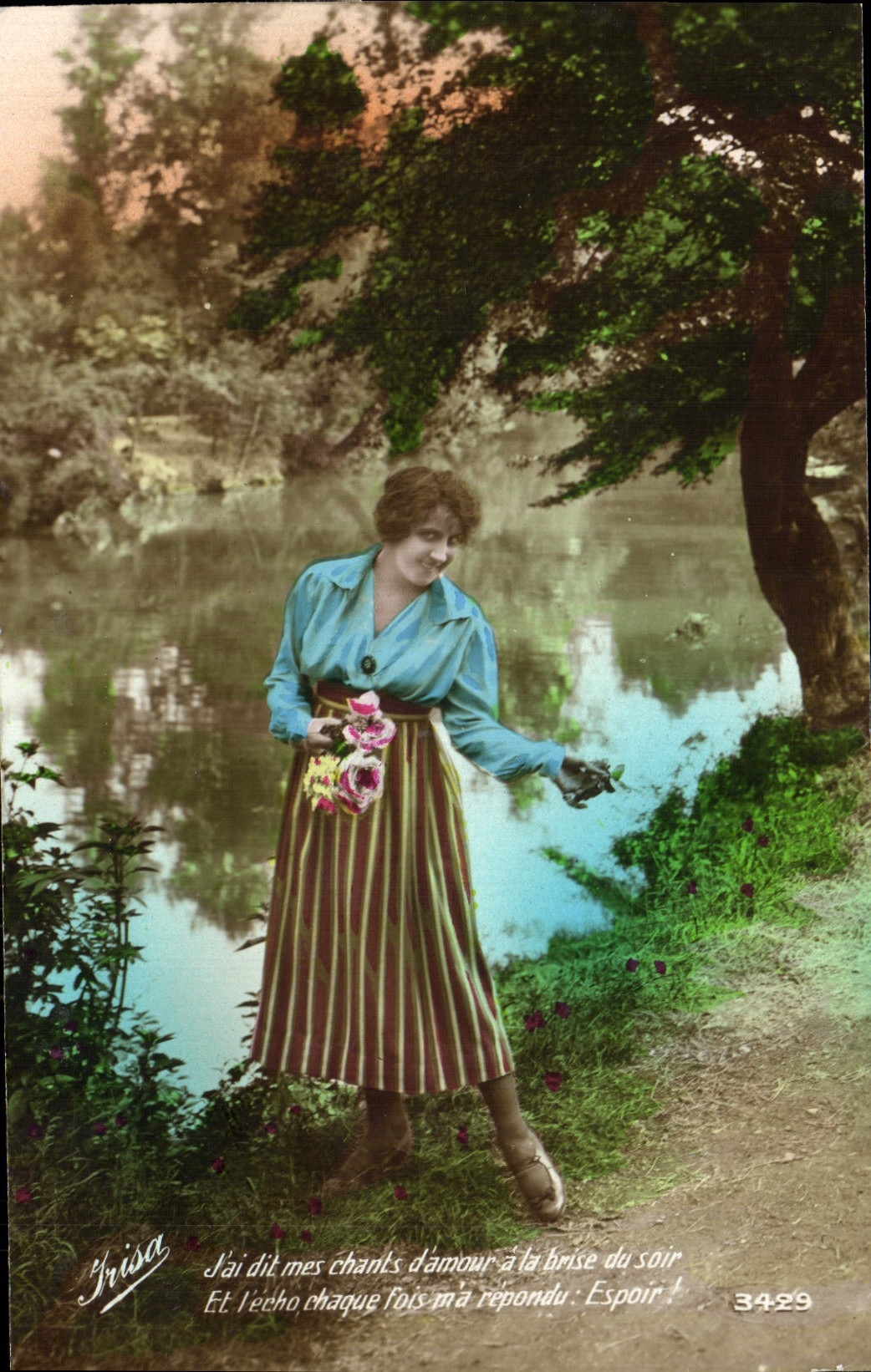 CPA Fantaisie Femme