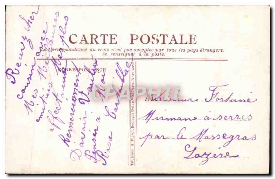 CPA La vue de son drapeau fait du zouave un lion Drapeau Marianne Militaria  — Rückseite