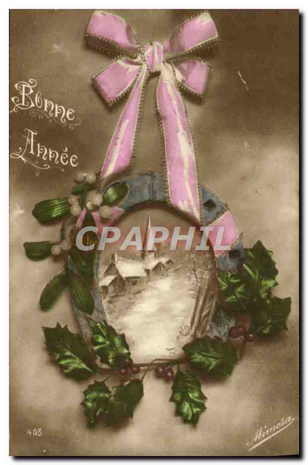 CPA Fantaisie Bonne Annee