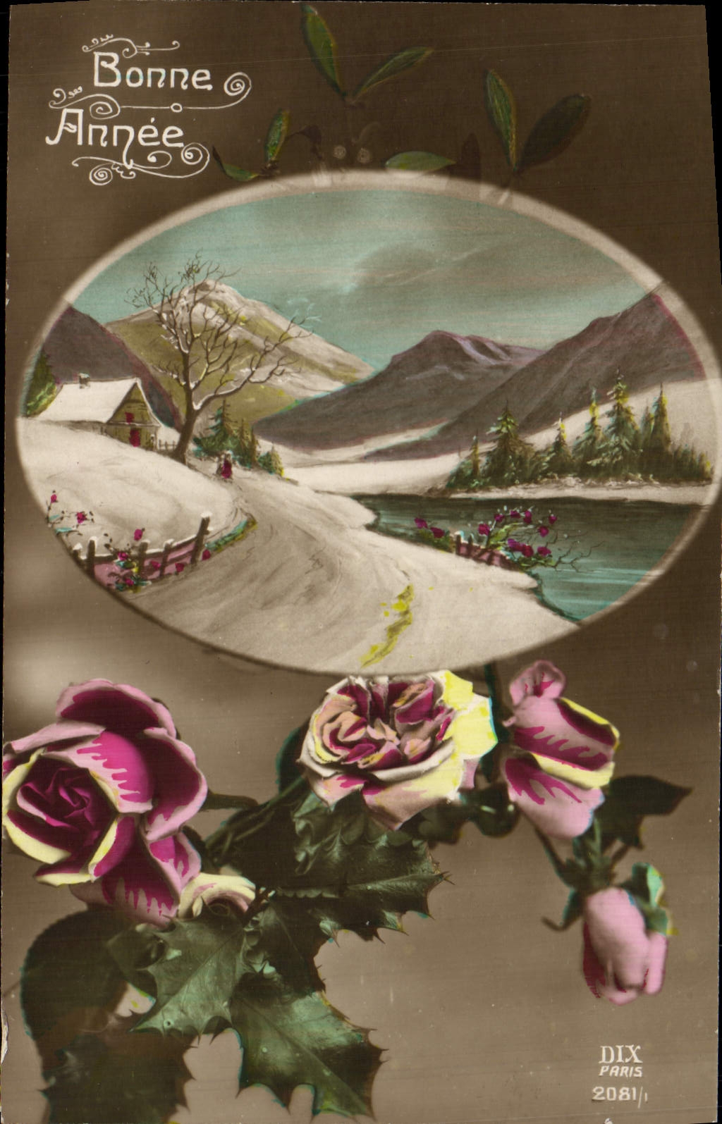 CPA Fantaisie Fleurs