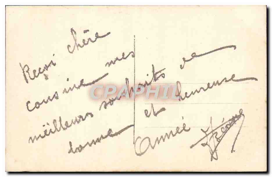 CPA Fantaisie Fleurs — Verso
