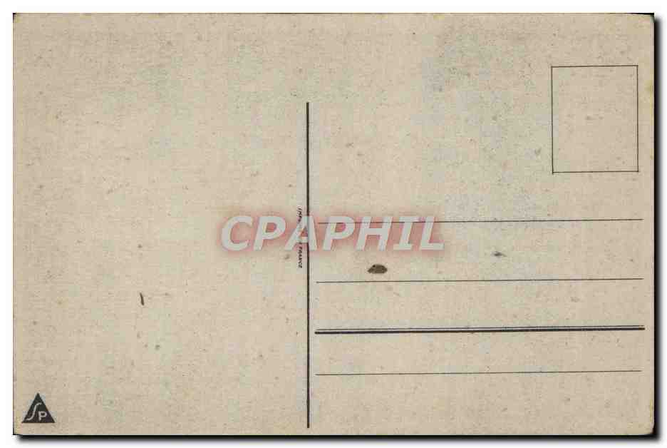 CPA Fantaisie Fleurs — Verso