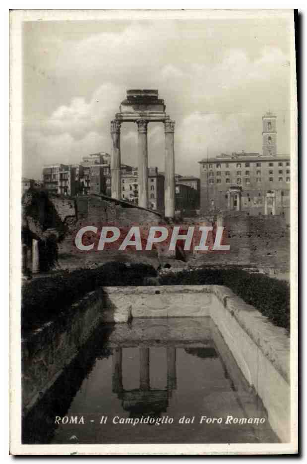CPA Roma il Campidoglio dai Foro Romano
