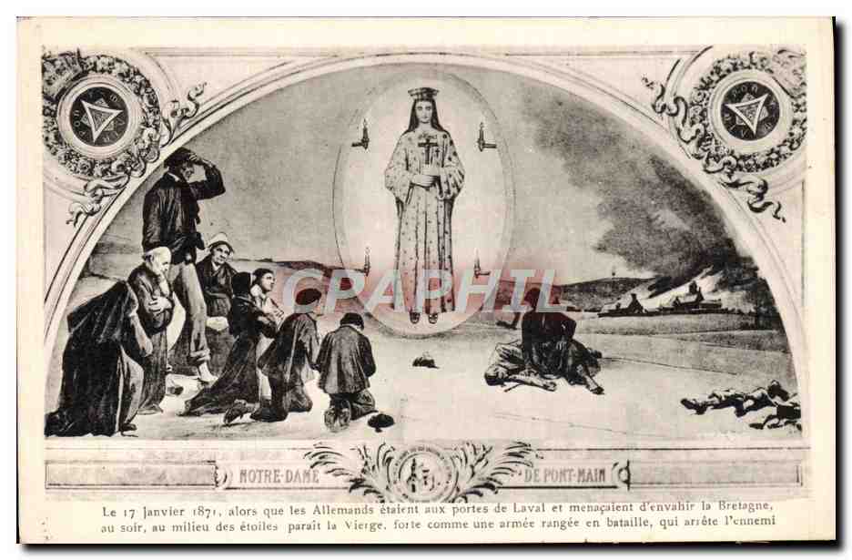 CPA Laval Vierge 