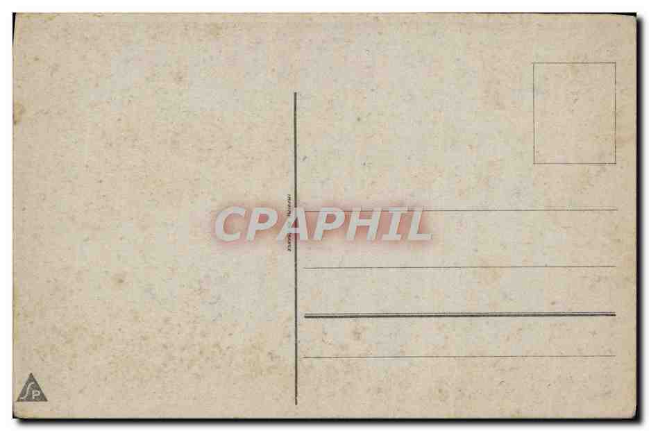 CPA Fantaisie Fleurs — Verso