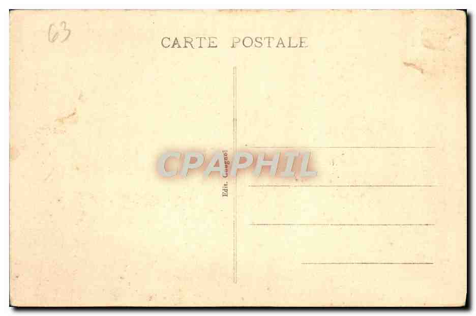La Bourboule - L'Église (côté de l'Abside) et le Boulevard G. Clemenceau — éditeur Nisal — Rückseite