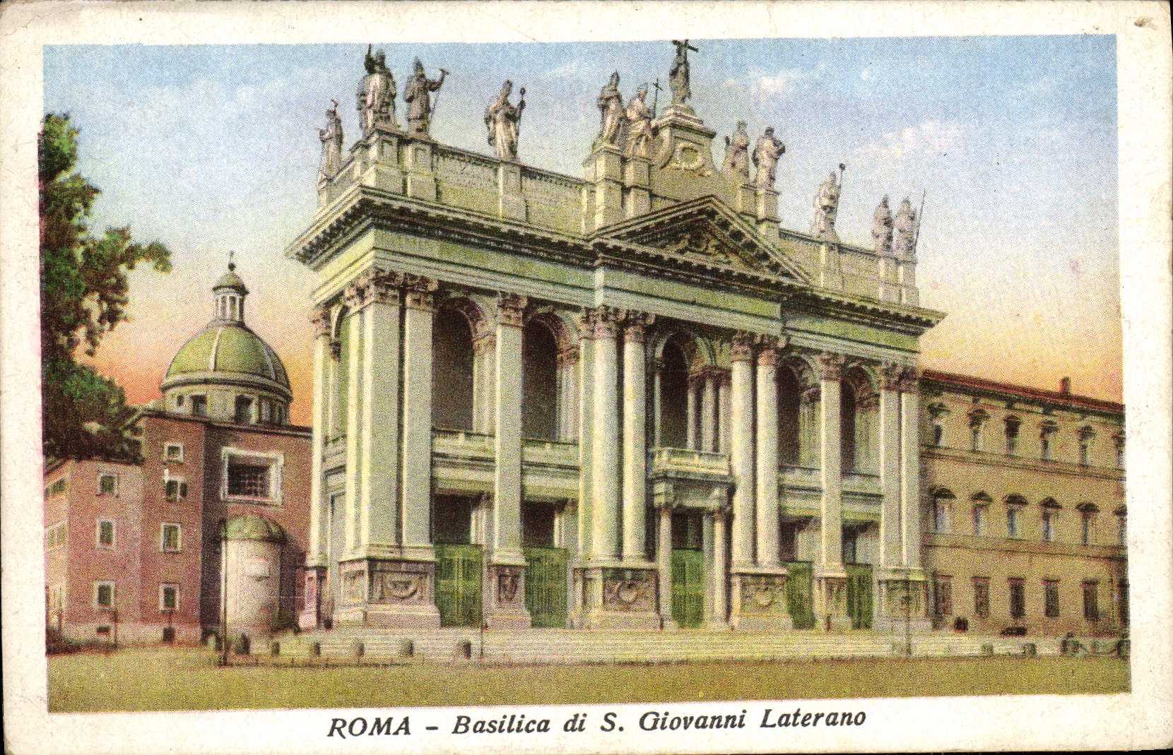 CPA Roma Basilica di s Giovanni laterano