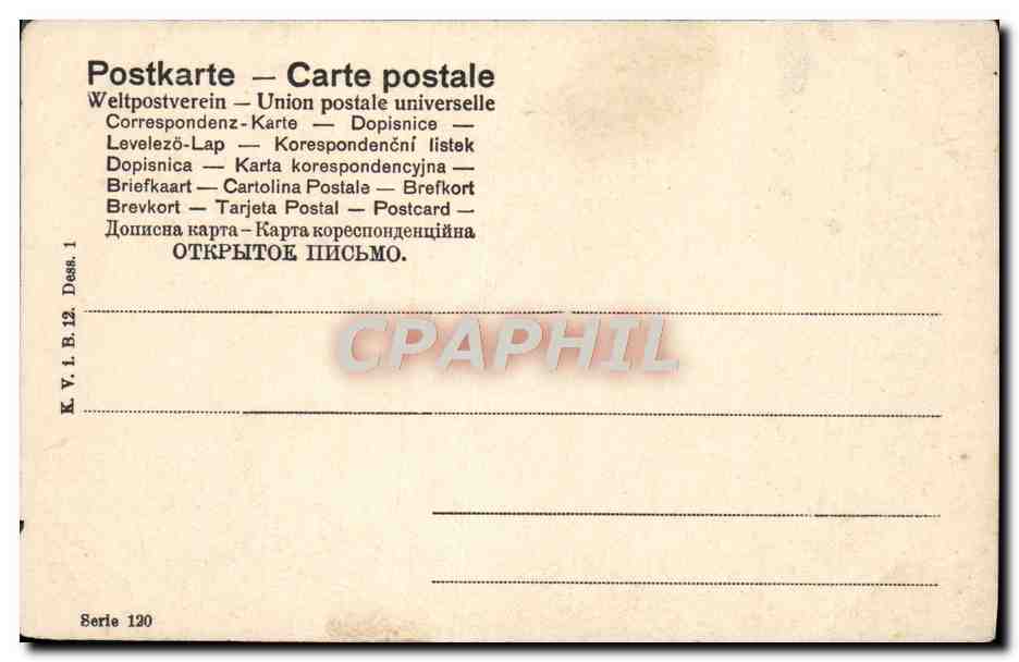 CPA Fantaisie Enfant — Rückseite