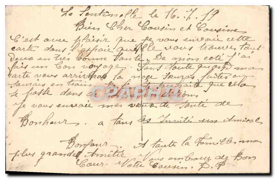Soldat et jeune femme — scène romantique — J.M.T. Paris n°225 — Reverso