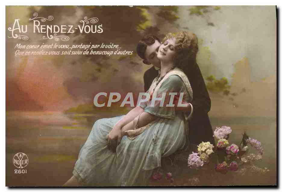 CPA Fantaisie Femme Au Rendez Vous