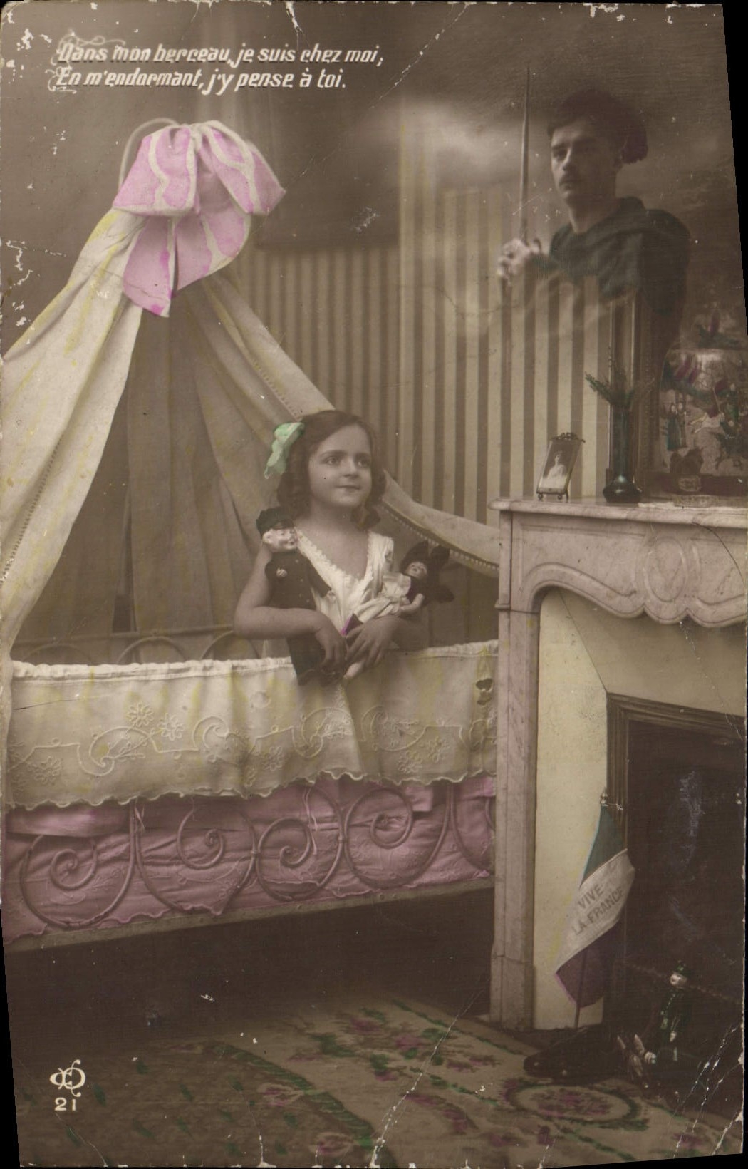 CPA Fantaisie Enfant Poupee