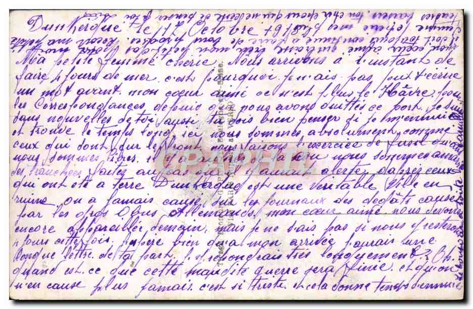 CPA Fantaisie Enfants d'Alsace Le coeur de la France vous attend Militaria — Rückseite