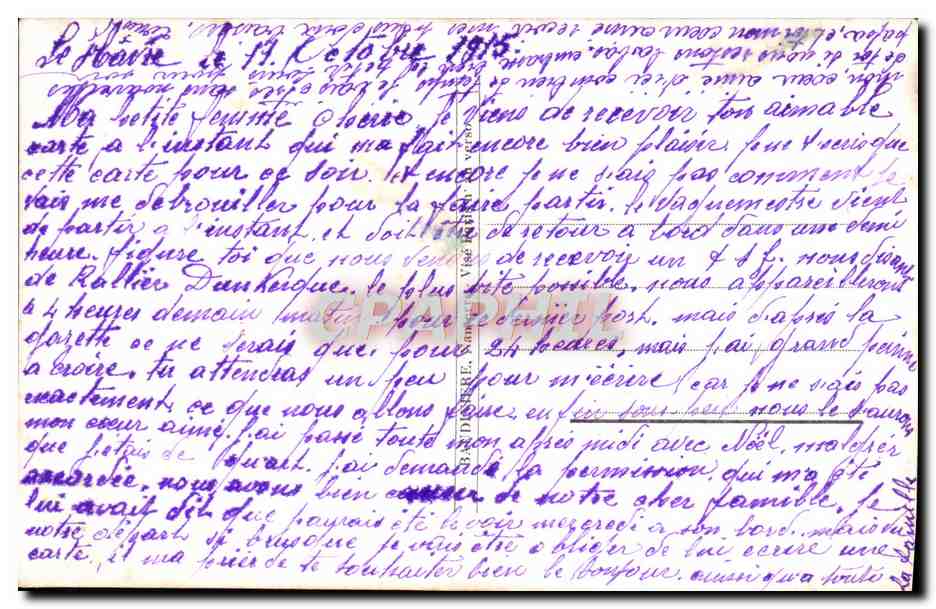 CPA Fantaisie Enfants Marianne Militaria — Rückseite