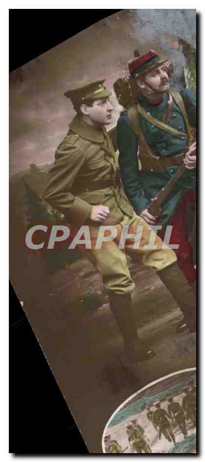 CPA Fantaisie Soldat Militaria
