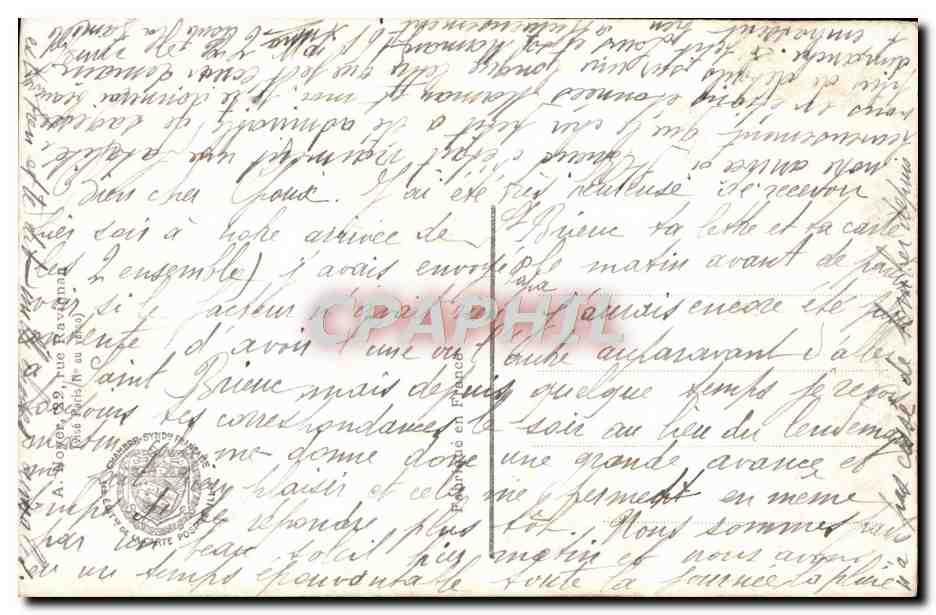 CPA Fantaisie Femme Enfant Soldat Militaria Canon  — Verso