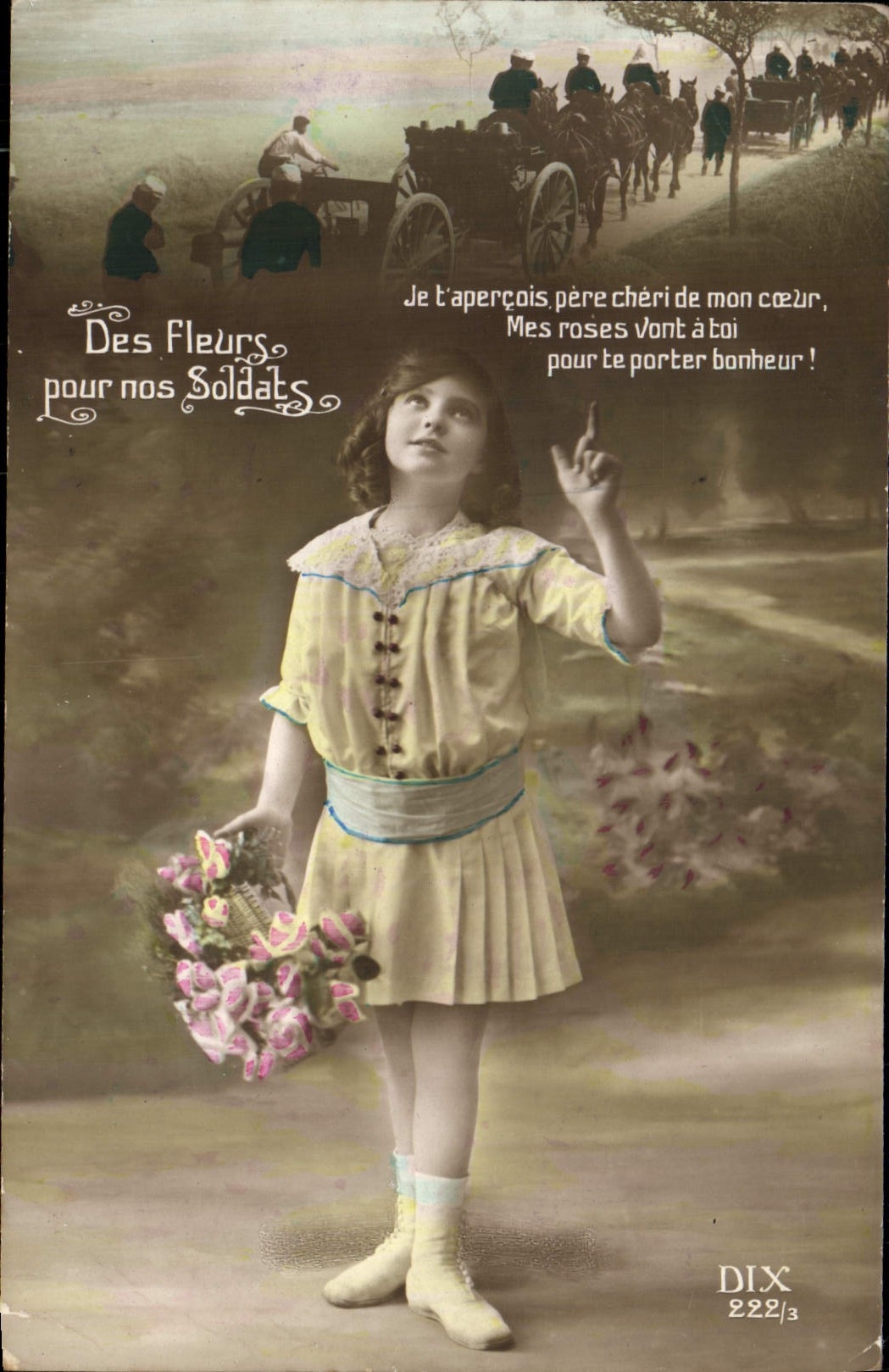 CPA Fantaisie Enfant Soldats