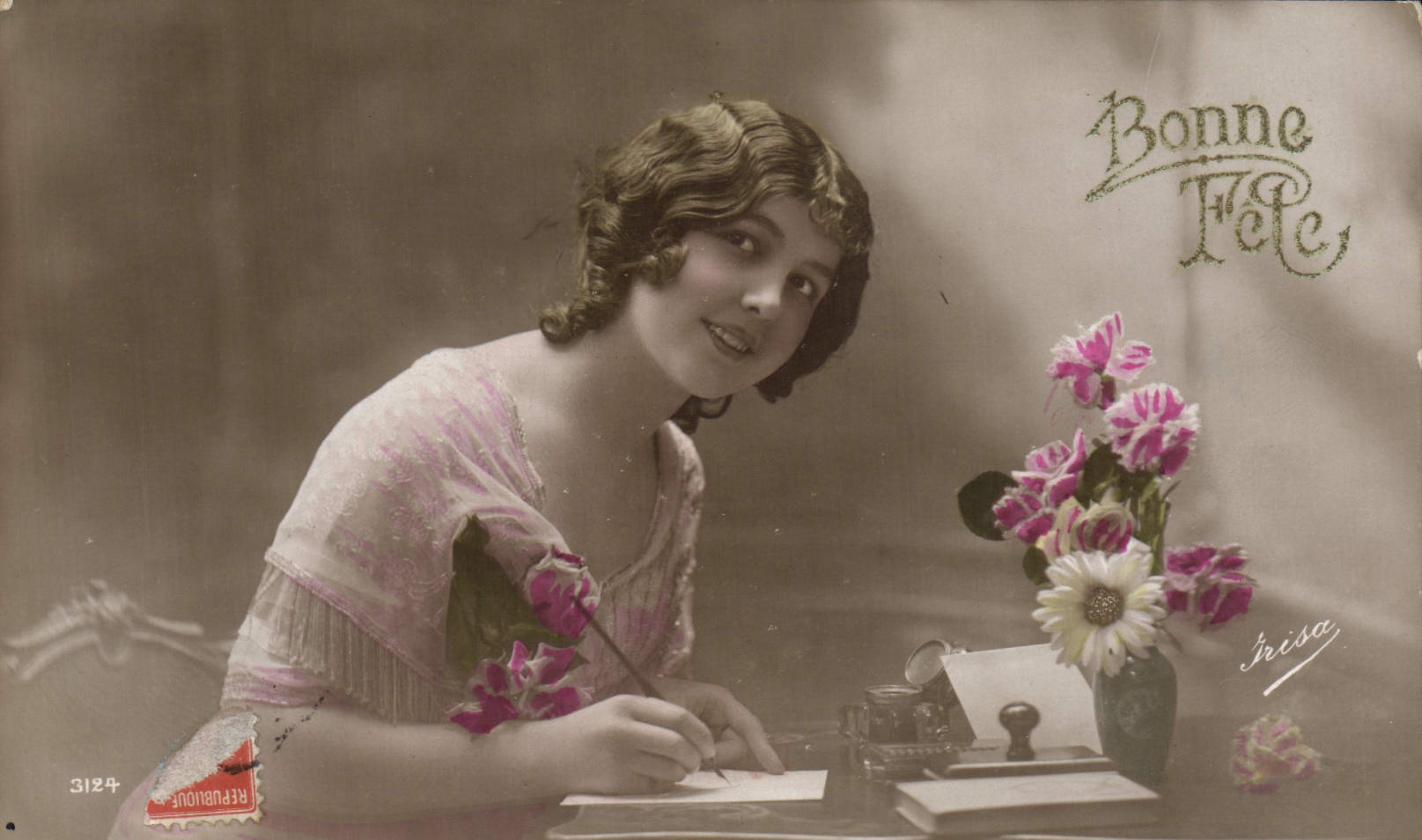 CPA Fantaisie Femme