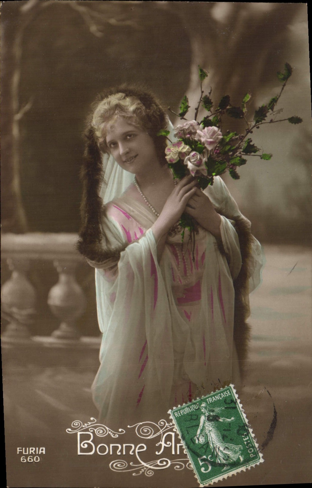 CPA Fantaisie Femme
