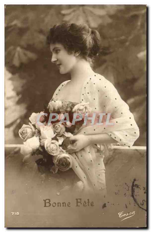 CPA Fantaisie Femme