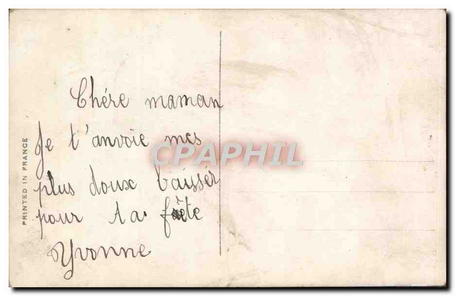 CPA Fantaisie Enfant — Verso
