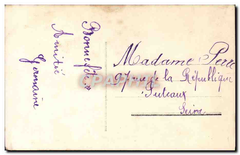 CPA Fantaisie Enfant — Rückseite