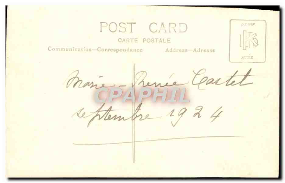 CPA Fantaisie Enfant — Verso