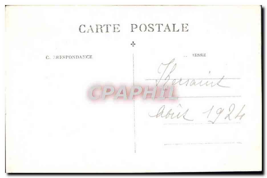 CARTE PHOTO Thersaint Fantaisie Enfants — Rückseite