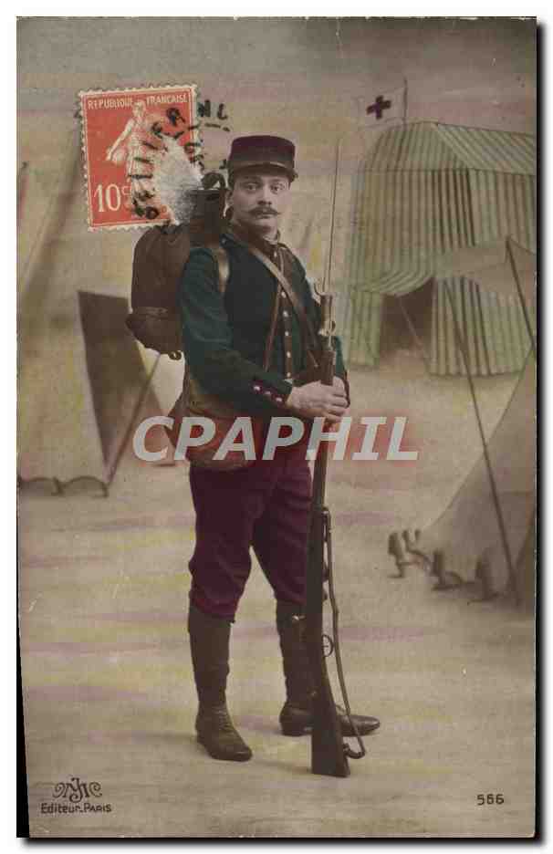 CPA Fantaisie Homme Soldat Militaria