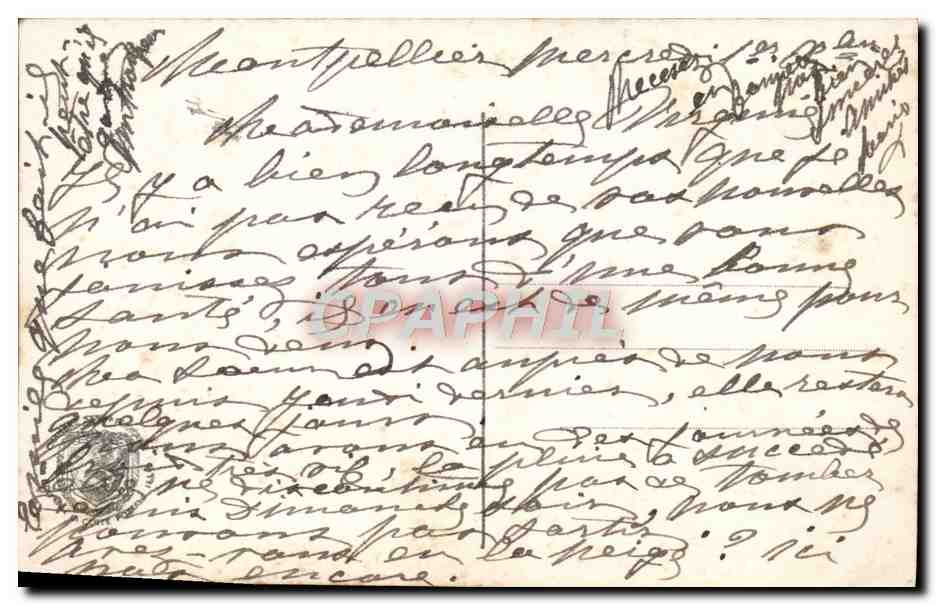 CPA Fantaisie Homme Soldat Militaria — Rückseite